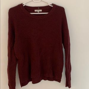 Madeewell burgundy sweater
